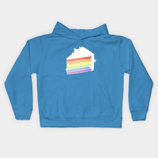 rainbow gayteau Kids Hoodie